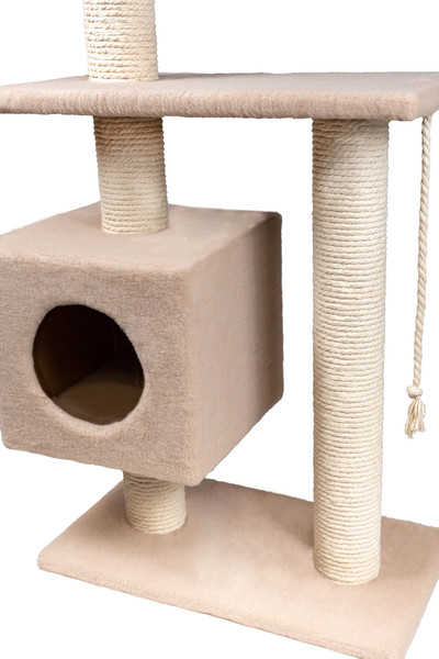 Изображение товара Комплекс для кошек Cat House Буран 1.06 (хлопок бежевый)