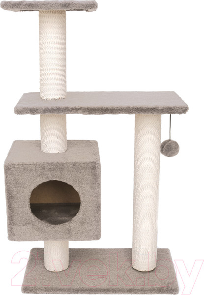 Изображение товара Комплекс для кошек Cat House Буран 1.06 (хлопок серый)