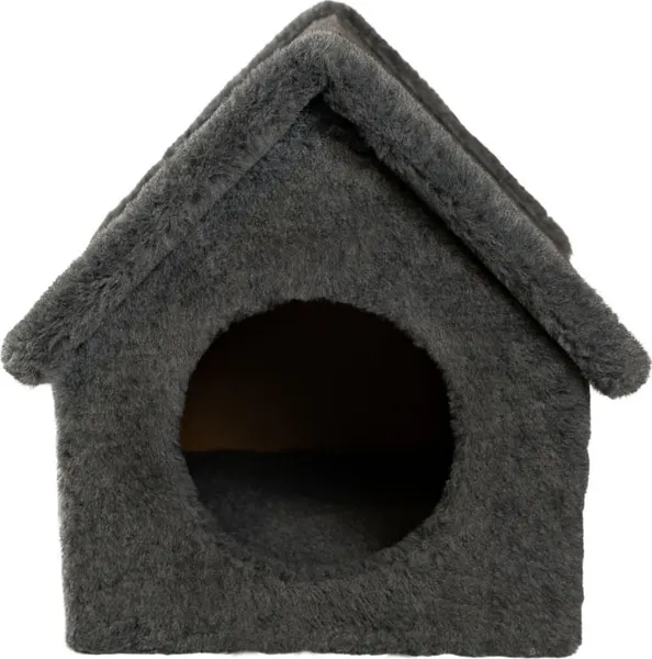 Изображение товара Домик-когтеточка Cat House Будка 0.38 (серый)