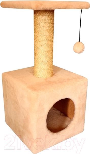 Изображение товара Комплекс для кошек Cat House 0.65 (сизаль бежевый)