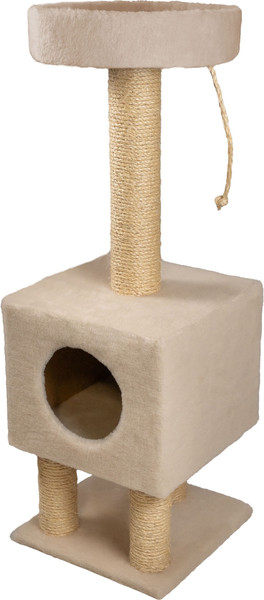 Изображение товара Комплекс для кошек Cat House На ножках 1.05 (сизаль бежевый)
