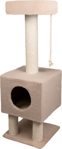 Изображение товара Комплекс для кошек Cat House На ножках 1.05 (хлопок бежевый)