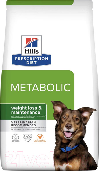 Изображение товара Сухой корм для собак Hill's Prescription Diet Metabolic Weight Managment (1.5кг)