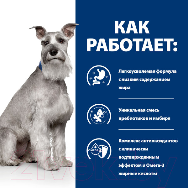 Изображение товара Сухой ветеринарный корм для собак Hill's Prescription Diet Digestive Care i/d Low Fat (1.5кг)