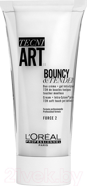 Изображение товара Крем для укладки волос L'Oreal Professionnel Dual Stylers Tecniart Bouncy Tender (150мл)
