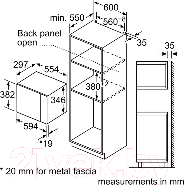 Изображение товара Микроволновая печь Bosch BFL524MB0