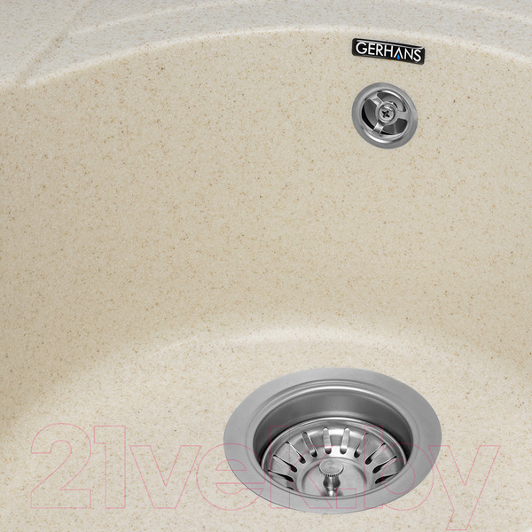 Изображение товара Мойка кухонная Gerhans A01 (бежевый)