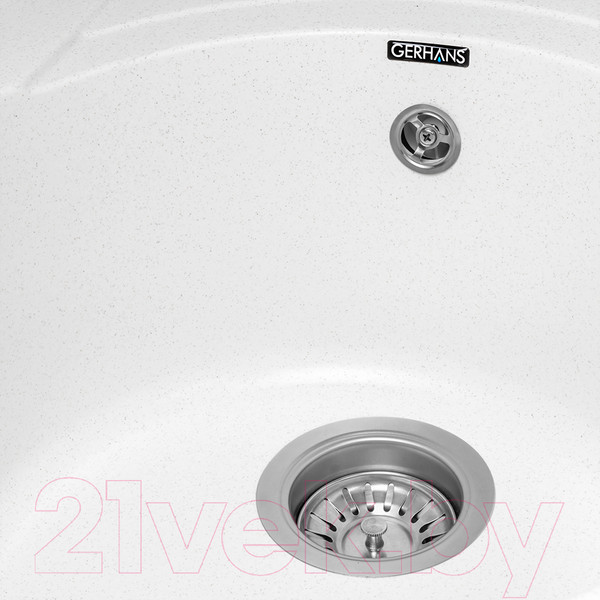Изображение товара Мойка кухонная Gerhans A01 (белый)