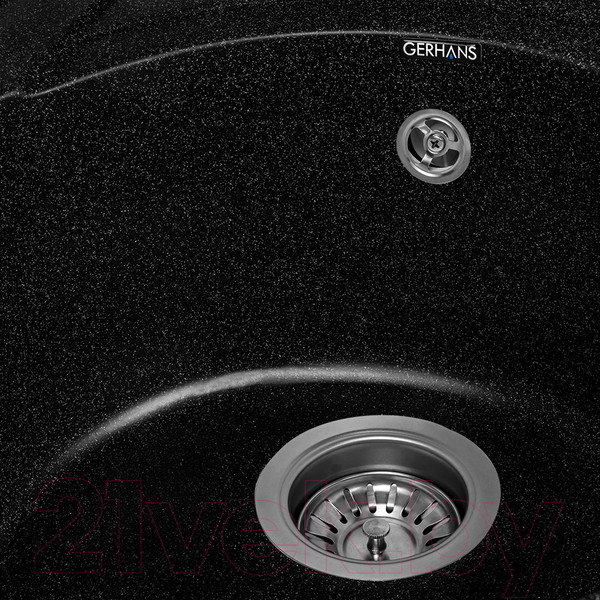 Изображение товара Мойка кухонная Gerhans A01 (черный)
