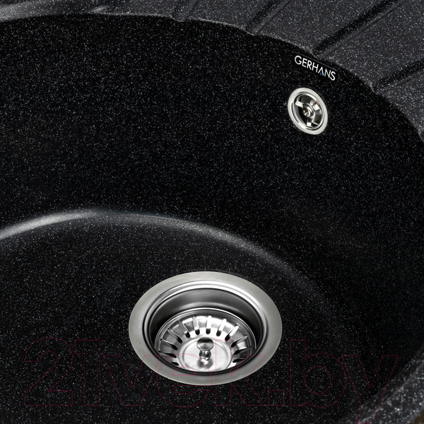 Изображение товара Мойка кухонная Gerhans A02 (черный)
