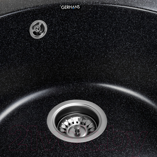 Изображение товара Мойка кухонная Gerhans A04 (черный)