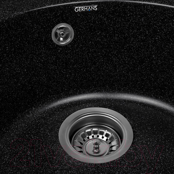 Изображение товара Мойка кухонная Gerhans A05 (черный)