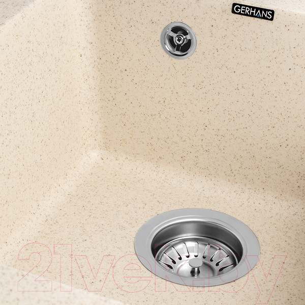 Изображение товара Мойка кухонная Gerhans A10 (бежевый)