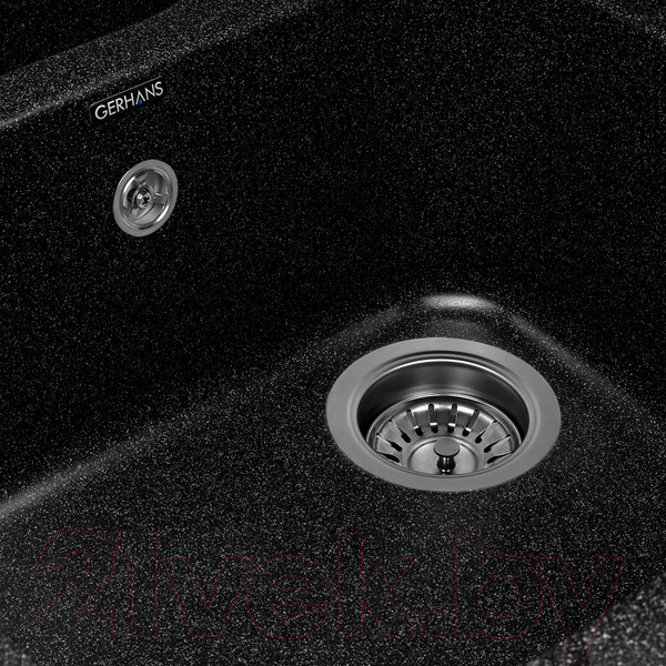Изображение товара Мойка кухонная Gerhans E02 (черный)