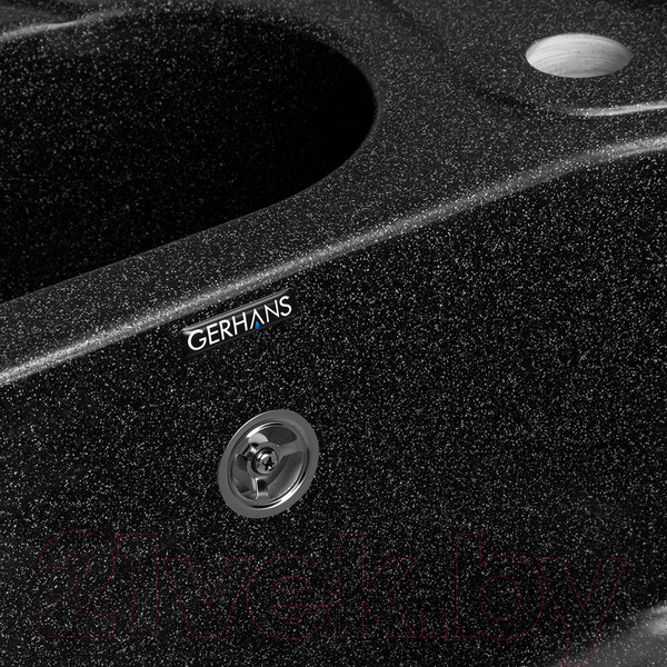 Изображение товара Мойка кухонная Gerhans E02 (черный)