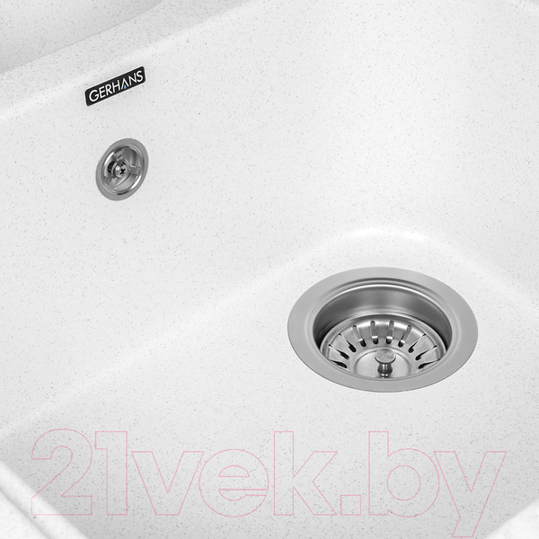 Изображение товара Мойка кухонная Gerhans E02 (белый)