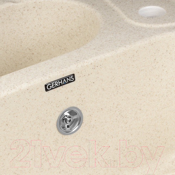 Изображение товара Мойка кухонная Gerhans E02 (бежевый)