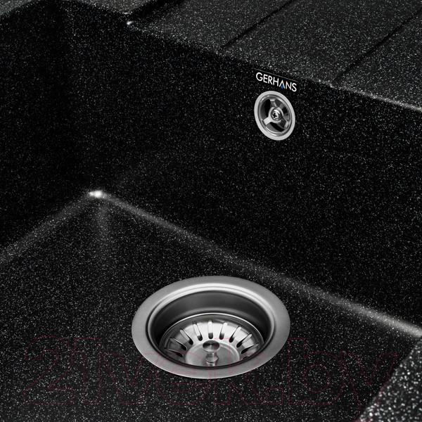 Изображение товара Мойка кухонная Gerhans B22 (черный)