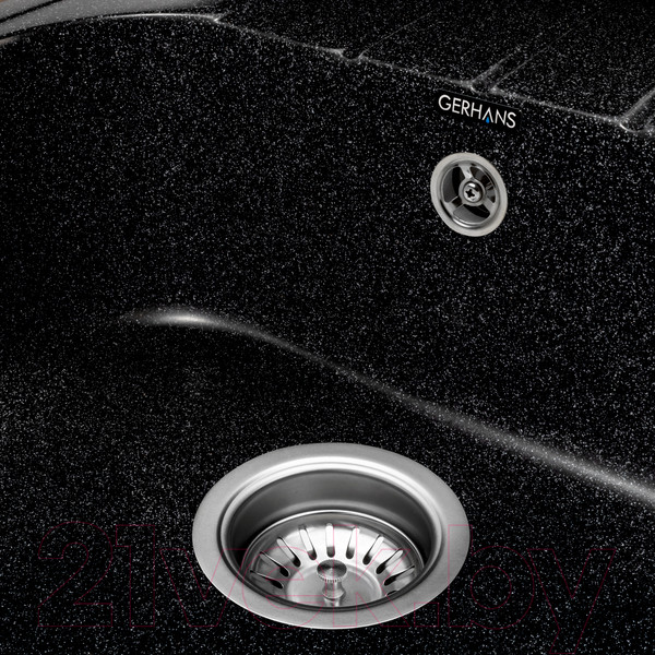Изображение товара Мойка кухонная Gerhans B20 (черный)