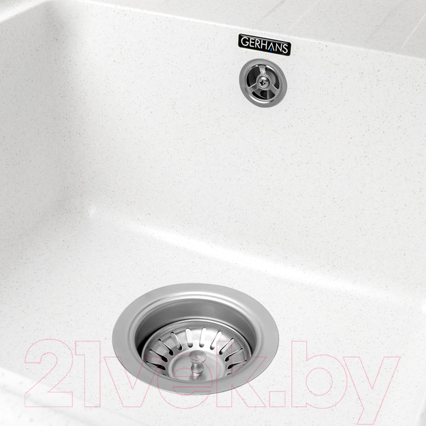 Изображение товара Мойка кухонная Gerhans B15 (белый)