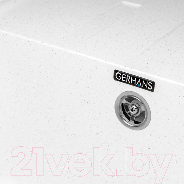 Изображение товара Мойка кухонная Gerhans B15 (белый)