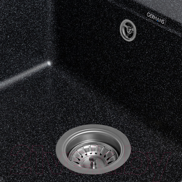 Изображение товара Мойка кухонная Gerhans A12 (черный)