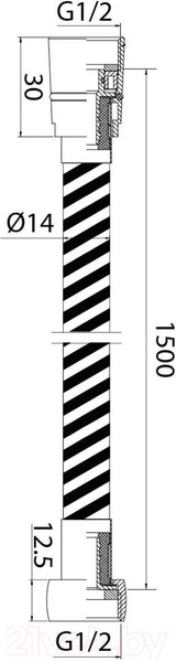 Изображение товара Душевой шланг IDDIS A5061115