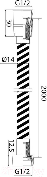 Изображение товара Душевой шланг IDDIS A5061120