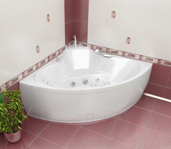 Изображение товара Ванна акриловая Triton Троя 150x150 Экстра Люкс Flat (с гидромассажем)