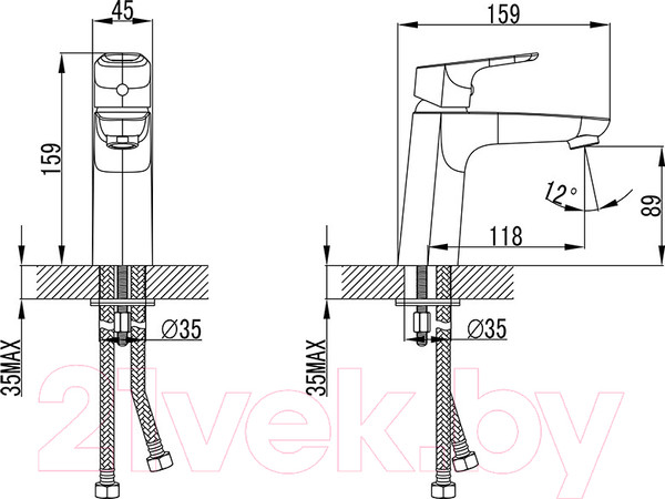 Изображение товара Смеситель IDDIS Zodiac ZODSB00i01