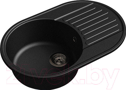 Изображение товара Мойка кухонная GranFest Quarz GF-Z18 (черный)