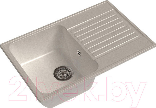 Изображение товара Мойка кухонная GranFest Quarz GF-Z78 (белый)