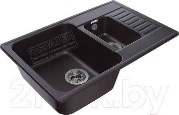 Изображение товара Мойка кухонная GranFest Quarz GF-Z21K (черный)