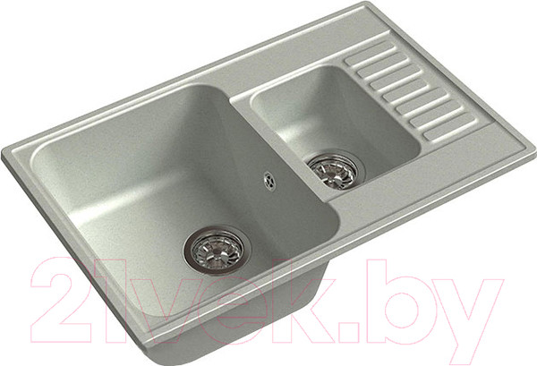 Изображение товара Мойка кухонная GranFest Quarz GF-Z21K (серый)