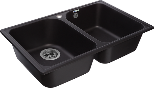 Изображение товара Мойка кухонная GranFest Quarz GF-Z15 (черный)