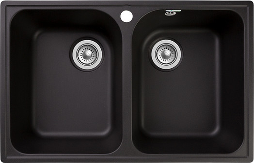 Изображение товара Мойка кухонная GranFest Quarz GF-Z15 (черный)