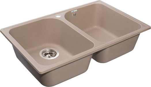 Изображение товара Мойка кухонная GranFest Quarz GF-Z15 (песочный)
