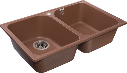 Изображение товара Мойка кухонная GranFest Quarz GF-Z15 (терракот)