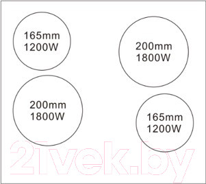Изображение товара Электрическая варочная панель Weissgauff HV640BS