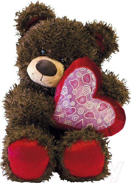 Изображение товара Мягкая игрушка Fancy Медвежонок Чиба с сердцем / МЧС01