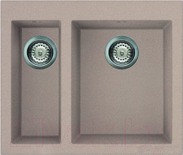 Изображение товара Мойка кухонная Elleci Quadra 150 Fango K43 / LKQ15043