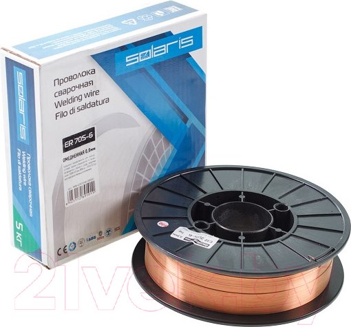 Проволока сварочная Solaris WM-ER70S6-08050