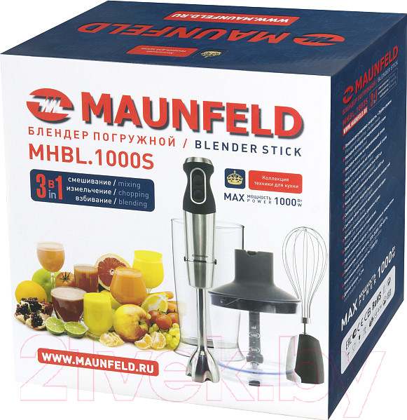 Изображение товара Блендер погружной Maunfeld MHBL.1000S (черный)