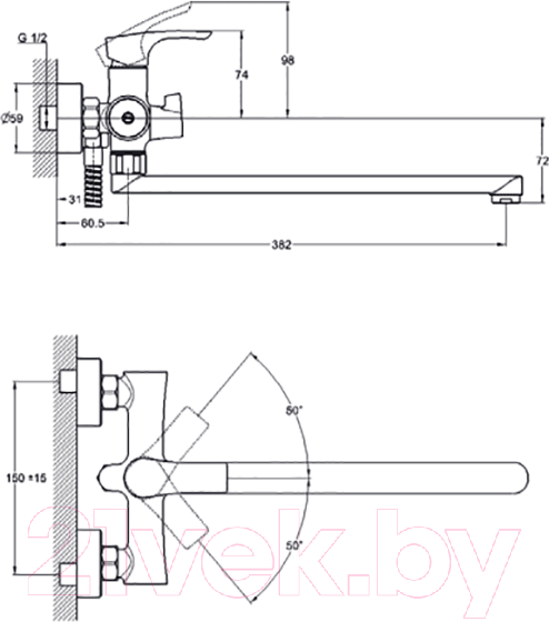 Изображение товара Смеситель Solone Solone FAB7-A020