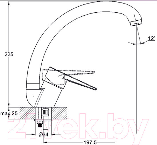 Изображение товара Смеситель G.Lauf SUP4-A045