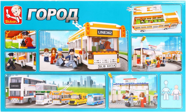 Изображение товара Конструктор Sluban Троллейбус M38-B0332