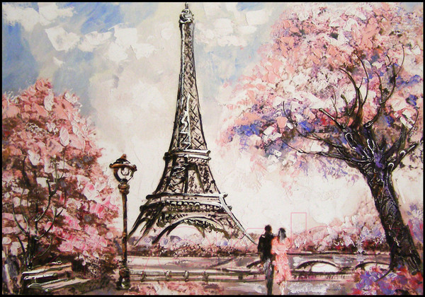 Изображение товара Картина Декарт Эйфелева башня 8Л0495 (в раме)