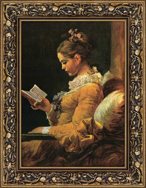 Изображение товара Картина Декарт Читательница Итальянский художник 8Л0513 (в раме)