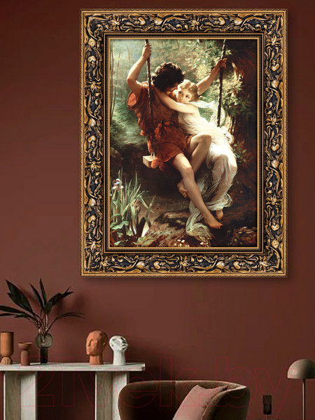 Изображение товара Картина Декарт "Качели" 8Л0231 (в раме)