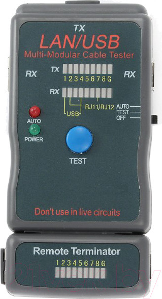 Изображение товара Кабельный тестер Cablexpert NCT-2